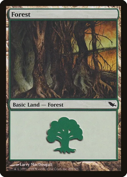Forest, Magic card SHM 298 — Shadowmoor set