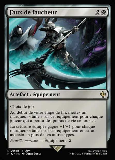 Faux de faucheur, carte Magic FIC 48 — extension Final Fantasy Commander