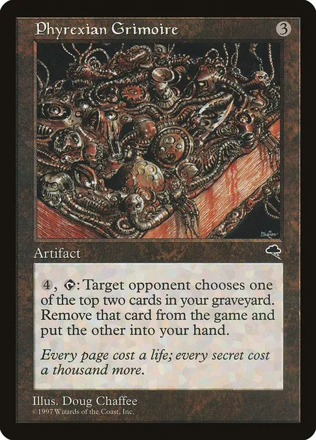 Phyrexian Grimoire, Magic card TMP 301 — Tempest set