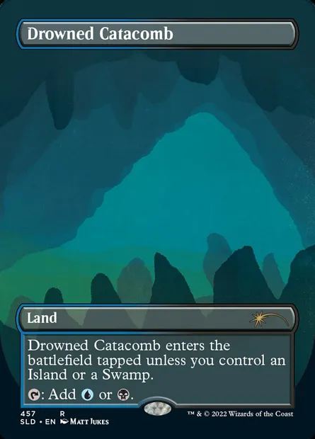 Drowned Catacomb, Magic card SLD 457 — Secret Lair Drop set
