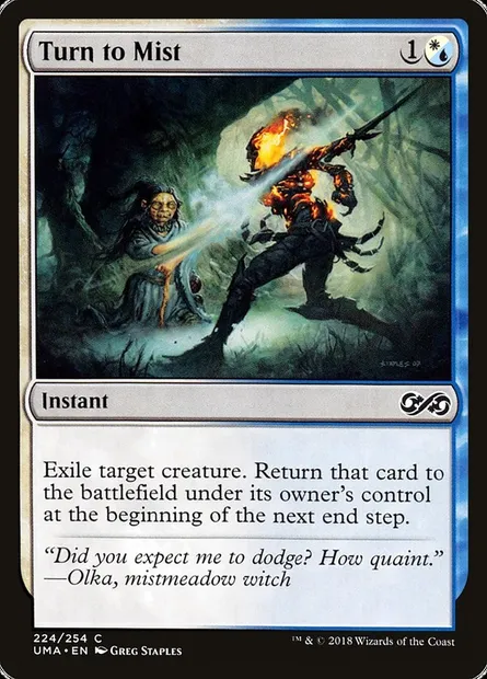 Turn to Mist, Magic card UMA 224 — Ultimate Masters set