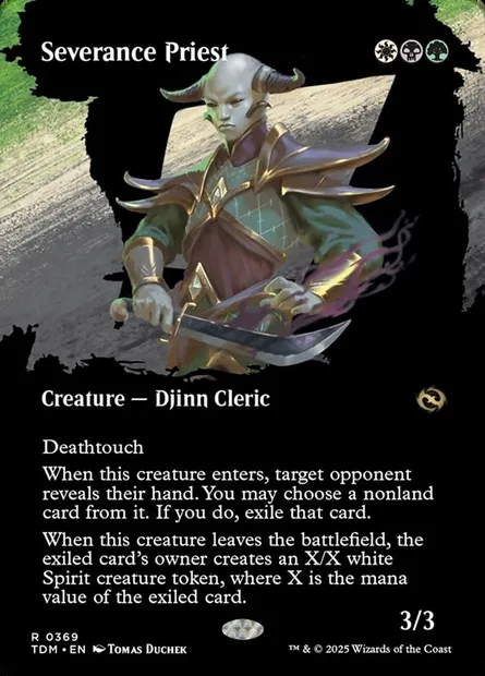 Severance Priest, Magic card TDM 369 — Tarkir: Dragonstorm set