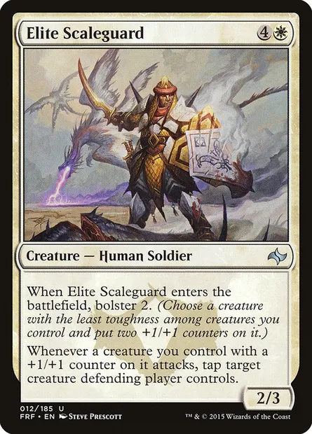 Elite Scaleguard, Magic card FRF 12 — Fate Reforged set