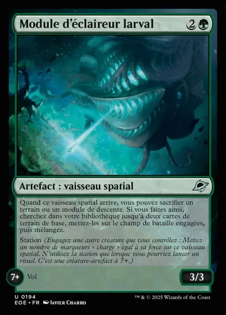 Module d'éclaireur larval, carte Magic EOE 194 — extension Edge of Eternities