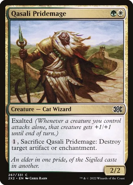 Qasali Pridemage, Magic card 2X2 267 — Double Masters 2022 set