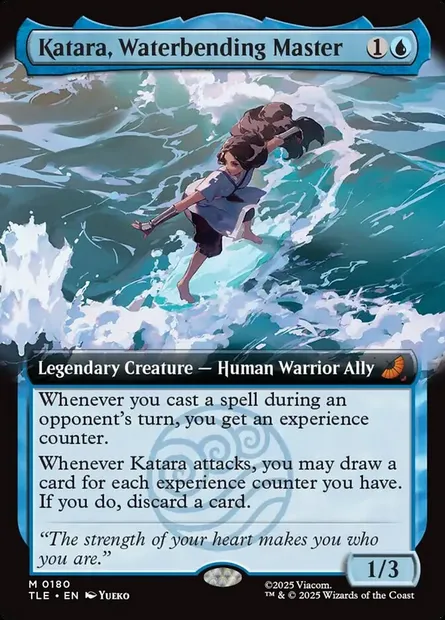 Katara, Waterbending Master, Magic card TLE 180 — Avatar: The Last Airbender Eternal set
