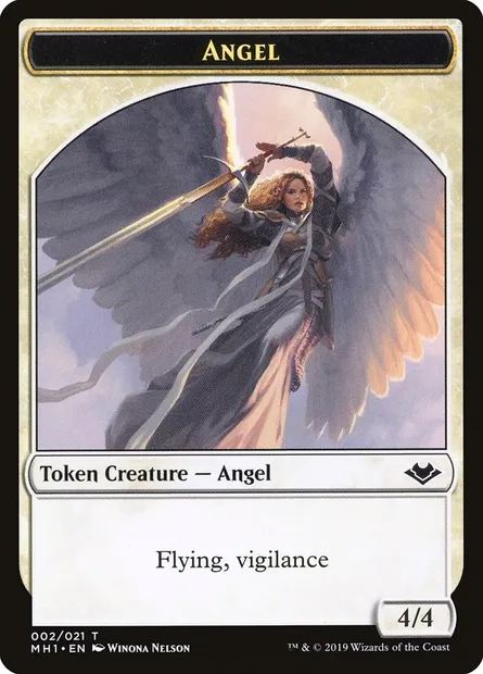 Angel, carte Magic TMH1 2 — extension Modern Horizons Tokens