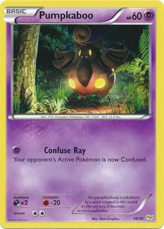 Pitrouille, carte Pokémon TK6N 018 — extension XY Trainer Kit: Noivern