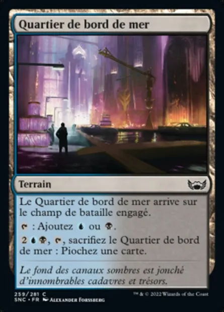 Quartier de bord de mer, carte Magic SNC 259 — extension Les rues de la Nouvelle-Capenna