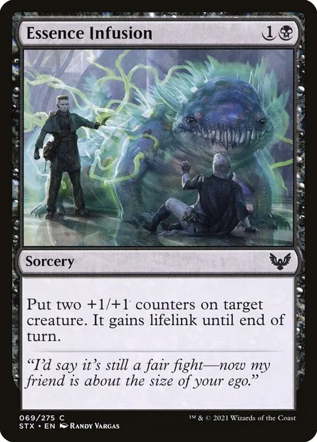 Essence Infusion, Magic card STX 69 — Strixhaven: School of Mages set