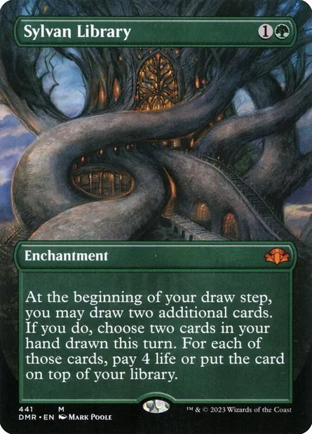Sylvan Library, Magic card DMR 441 — Dominaria Remastered set