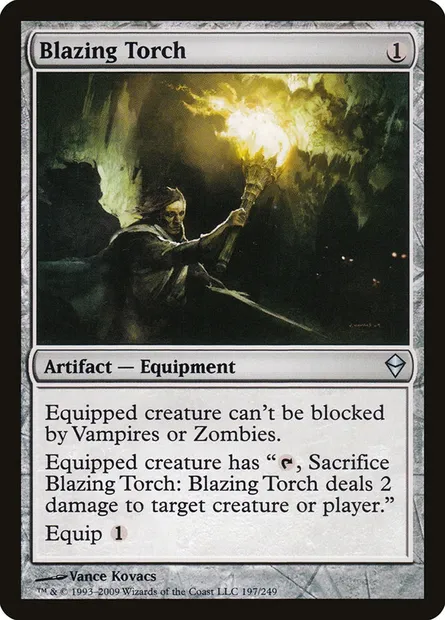 Blazing Torch, Magic card ZEN 197 — Zendikar set