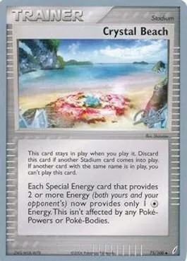 Plage de cristal, carte Pokémon WCD08 075 — extension World Championship Decks 2008