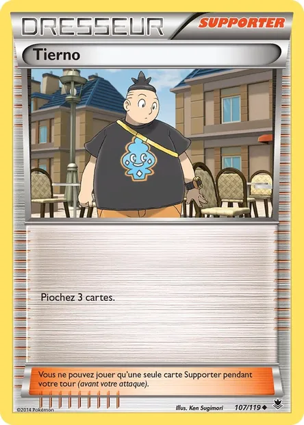 Tierno, carte Pokémon PHF 107 — extension Vigueur Spectrale