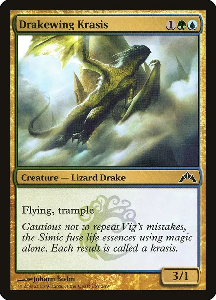 Drakewing Krasis, Magic card GTC 157 — Gatecrash set