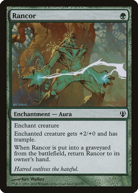 Rancœur, carte Magic ARC 67 — extension Archenemy