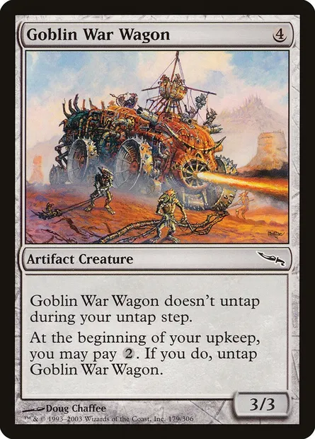 Goblin War Wagon, Magic card MRD 179 — Mirrodin set