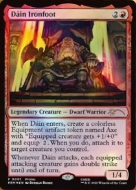 Dáin Ironfoot, Magic card PMEI 2026-18 — Media and Collaboration Promos set
