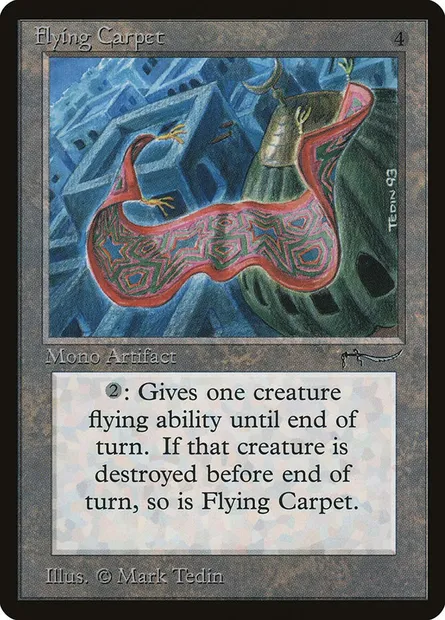 Tapis volant, carte Magic ARN 63 — extension Arabian Nights