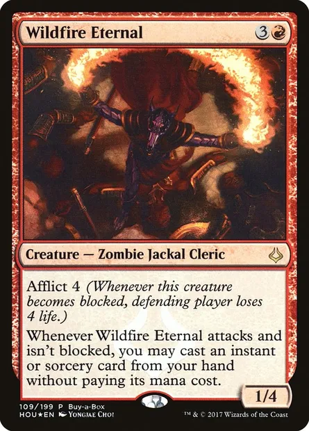 Éternel du feu dévastateur, carte Magic PHOU 109 — extension Hour of Devastation Promos