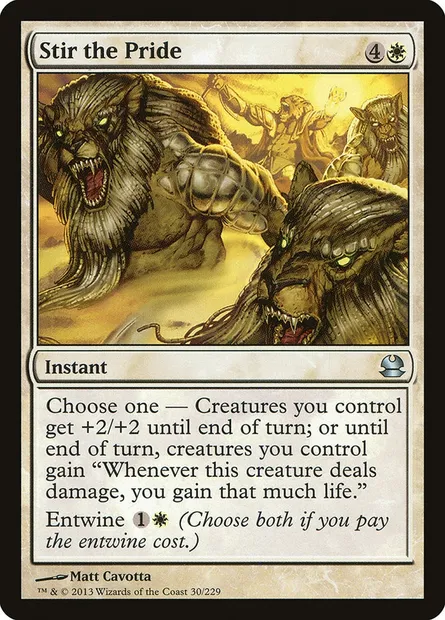 Stir the Pride, Magic card MMA 30 — Modern Masters set