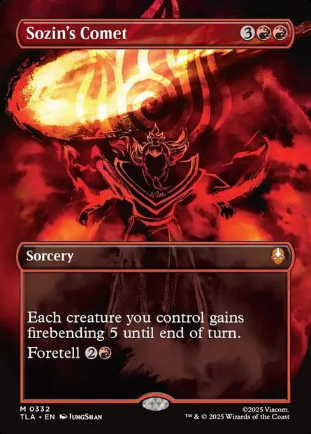 Sozin's Comet, Magic card TLA 332 — Avatar: The Last Airbender set