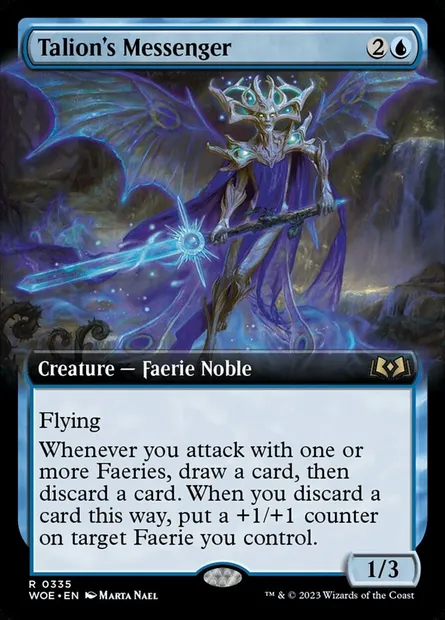 Talion's Messenger, Magic card WOE 335 — Wilds of Eldraine set