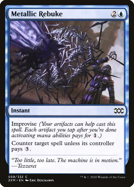 Metallic Rebuke, Magic card 2XM 59 — Double Masters set