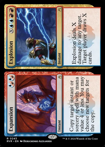 Expansion // Explosion, Magic card RVR 243 — Ravnica Remastered set