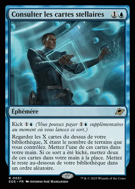 Consulter les cartes stellaires, carte Magic EOE 51 — extension Edge of Eternities