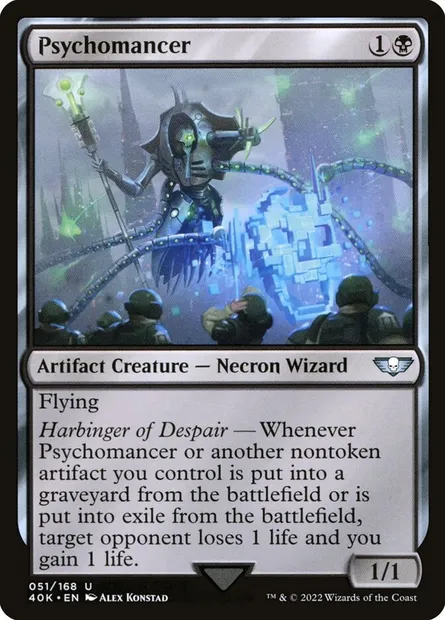 Psychomancer, Magic card 40K 51 — Warhammer 40,000 Commander set