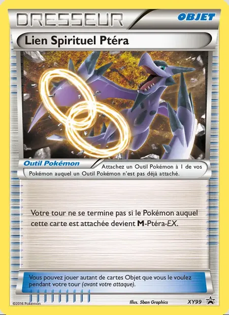 Lien Spirituel Ptéra, carte Pokémon XY 99 — extension Promo XY