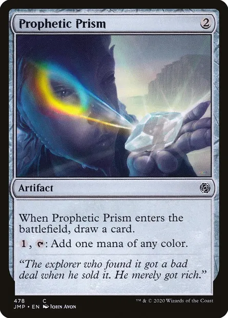 Prophetic Prism, Magic card JMP 478 — Jumpstart set