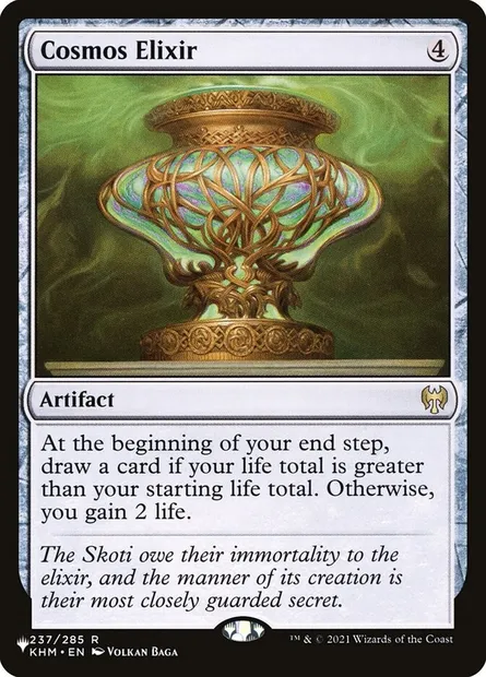 Elixir du cosmos, carte Magic PLST KHM-237 — extension The List