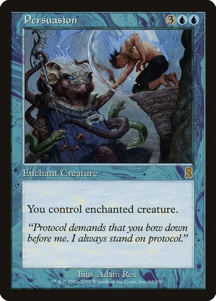 Persuasion, carte Magic ODY 92 — extension Odyssée