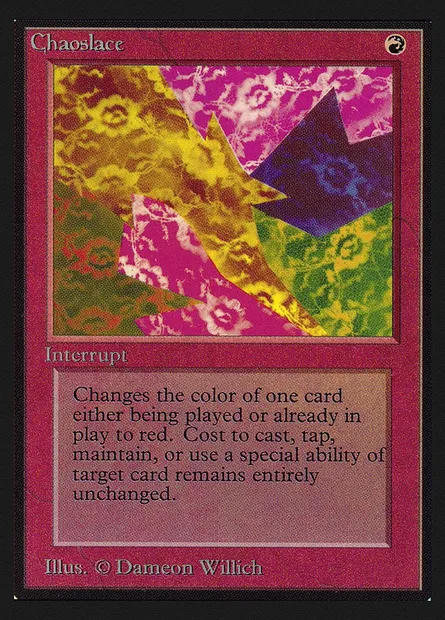 Chaoslace, Magic card CED 140 — Collectors' Edition set