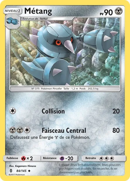 Métang, carte Pokémon GRI 84 — extension Gardiens Ascendants