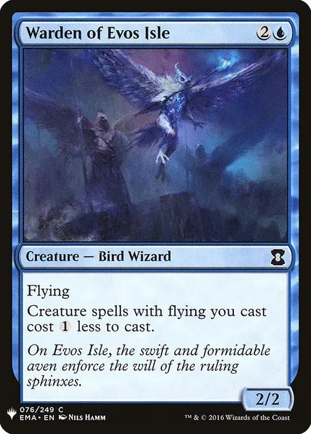 Garde de l'île d'Evos, carte Magic PLST EMA-76 — extension The List