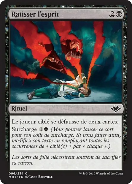 Ratisser l'esprit, carte Magic MH1 96 — extension Horizons du Modern