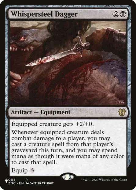 Dague de murmacier, carte Magic PLST ZNC-5 — extension The List