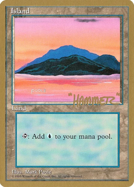 Île, carte Magic PTC shr369 — extension Pro Tour Collector Set