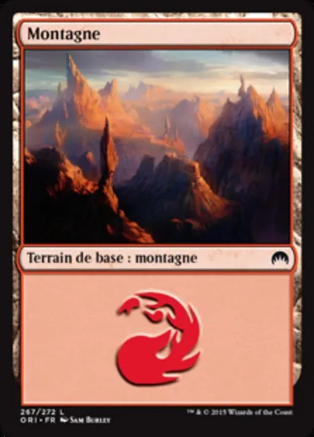 Montagne, carte Magic ORI 267 — extension Magic Origines
