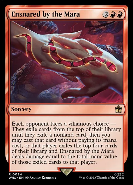 Ensnared by the Mara, Magic card WHO 84 — Doctor Who set