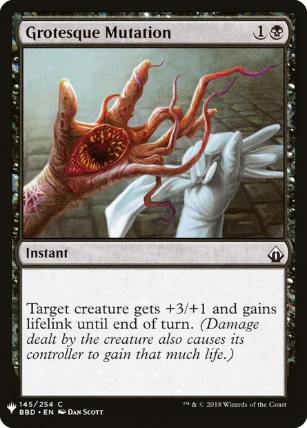 Grotesque Mutation, Magic card PLST BBD-145 — The List set