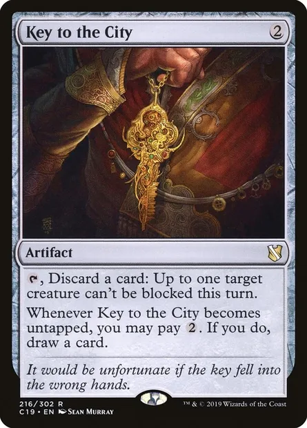 Key to the City, Magic card C19 216 — Commander 2019 set
