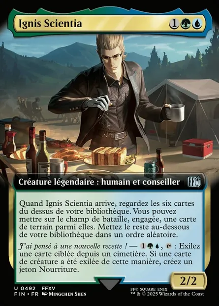 Ignis Scientia, carte Magic FIN 492 — extension Final Fantasy