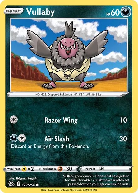 Vullaby, Pokémon card FST 172 — Fusion Strike set