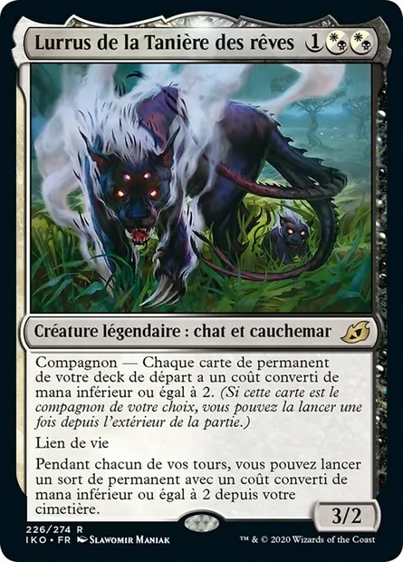 Lurrus de la Tanière des rêves, carte Magic IKO 226 — extension Ikoria: Lair of Behemoths