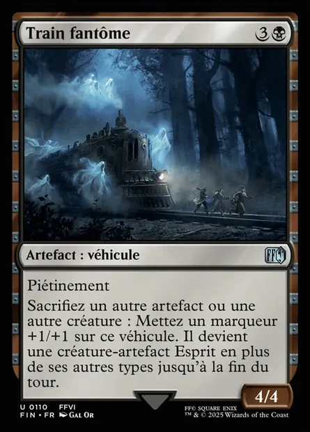 Train fantôme, carte Magic FIN 110 — extension Final Fantasy
