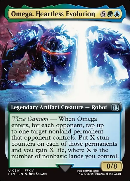 Omega, Heartless Evolution, Magic card FIN 501 — Final Fantasy set